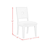 Avalanche Dining Side Chair in Antique White (2 Per Carton) - Tampa Furniture Outlet