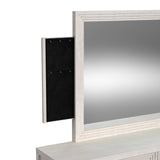 Avalanche Dresser and Mirror Set in Antique White - Tampa Furniture Outlet
