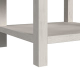 Avalanche End Table with USB in Antique White - Tampa Furniture Outlet