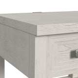 Avalanche End Table with USB in Antique White - Tampa Furniture Outlet