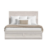Avalanche King Storage Bed in Antique White - Tampa Furniture Outlet