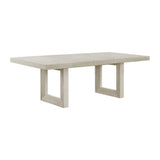 Avalanche Rectangular Dining Table with 18" Leaf in Antique White - Tampa Furniture Outlet