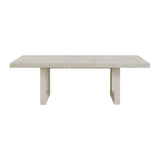 Avalanche Rectangular Dining Table with 18" Leaf in Antique White - Tampa Furniture Outlet