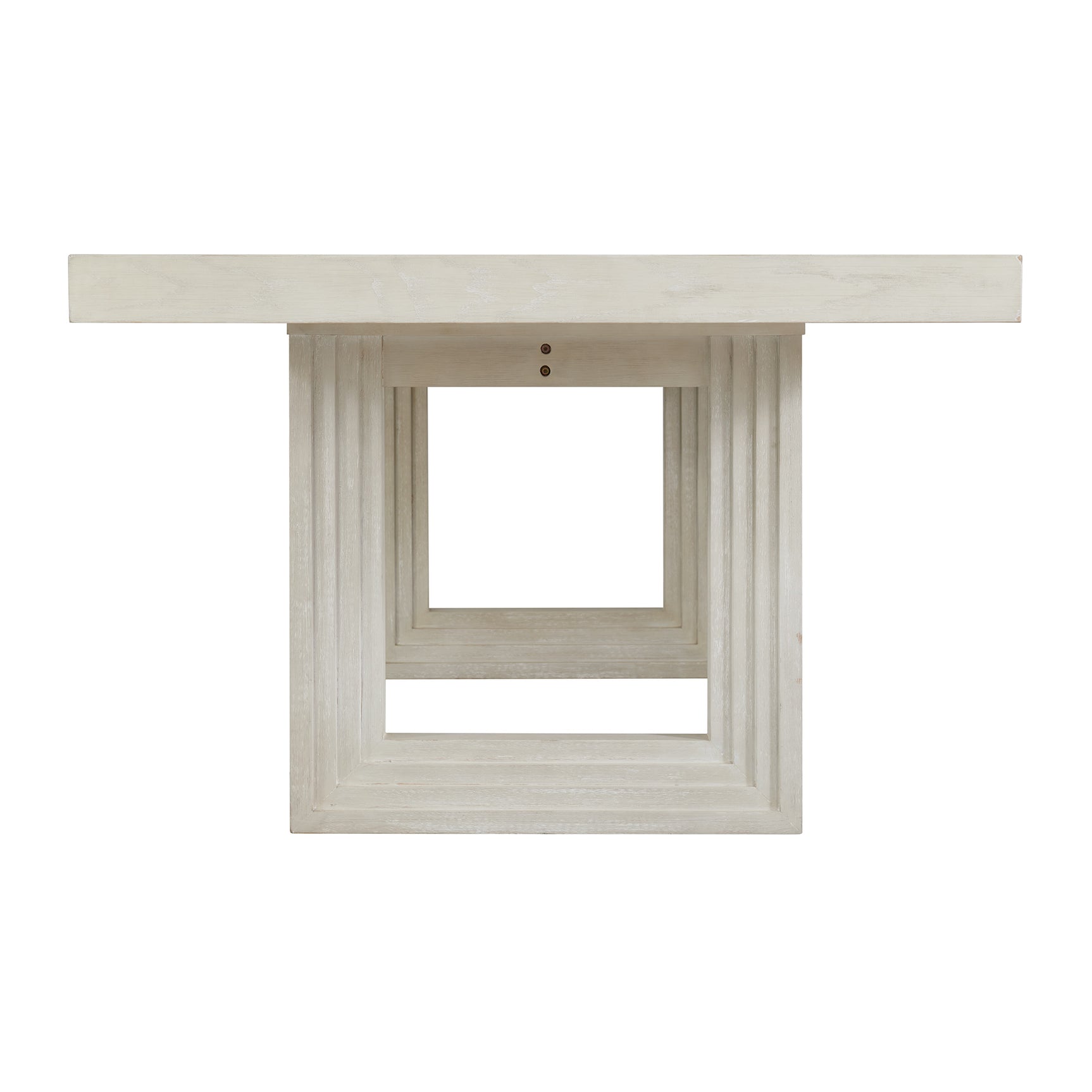 Avalanche Rectangular Dining Table with 18" Leaf in Antique White - Tampa Furniture Outlet
