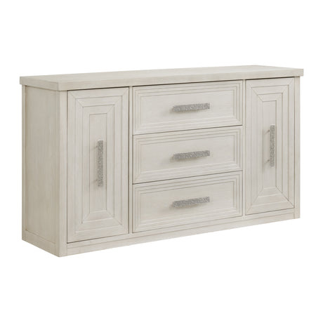 Avalanche Server in Antique White - Tampa Furniture Outlet