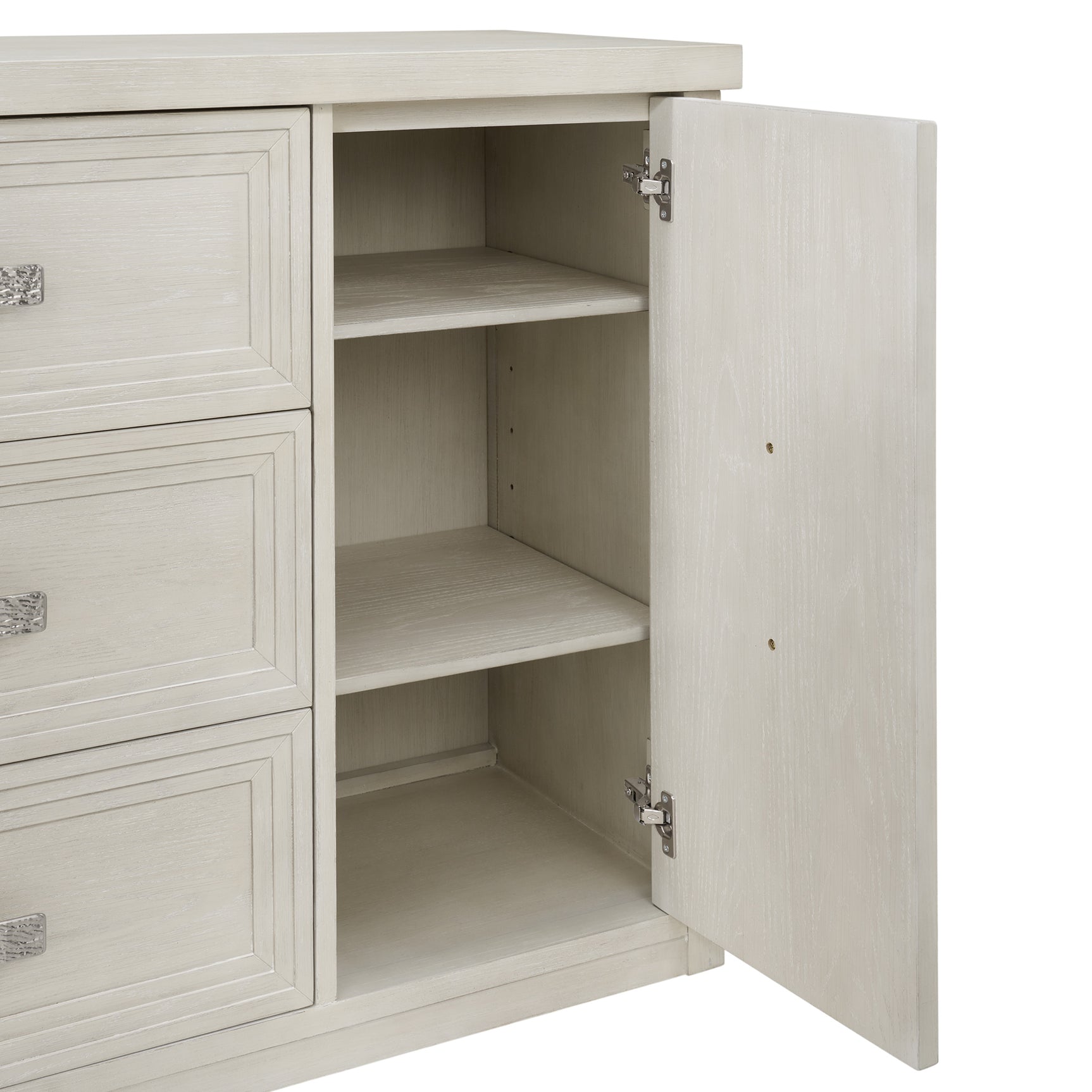 Avalanche Server in Antique White - Tampa Furniture Outlet