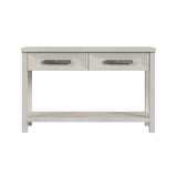 Avalanche Sofa Table in Antique White - Tampa Furniture Outlet