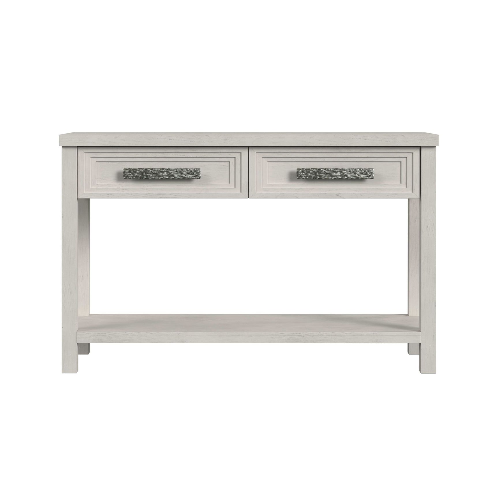 Avalanche Sofa Table in Antique White - Tampa Furniture Outlet