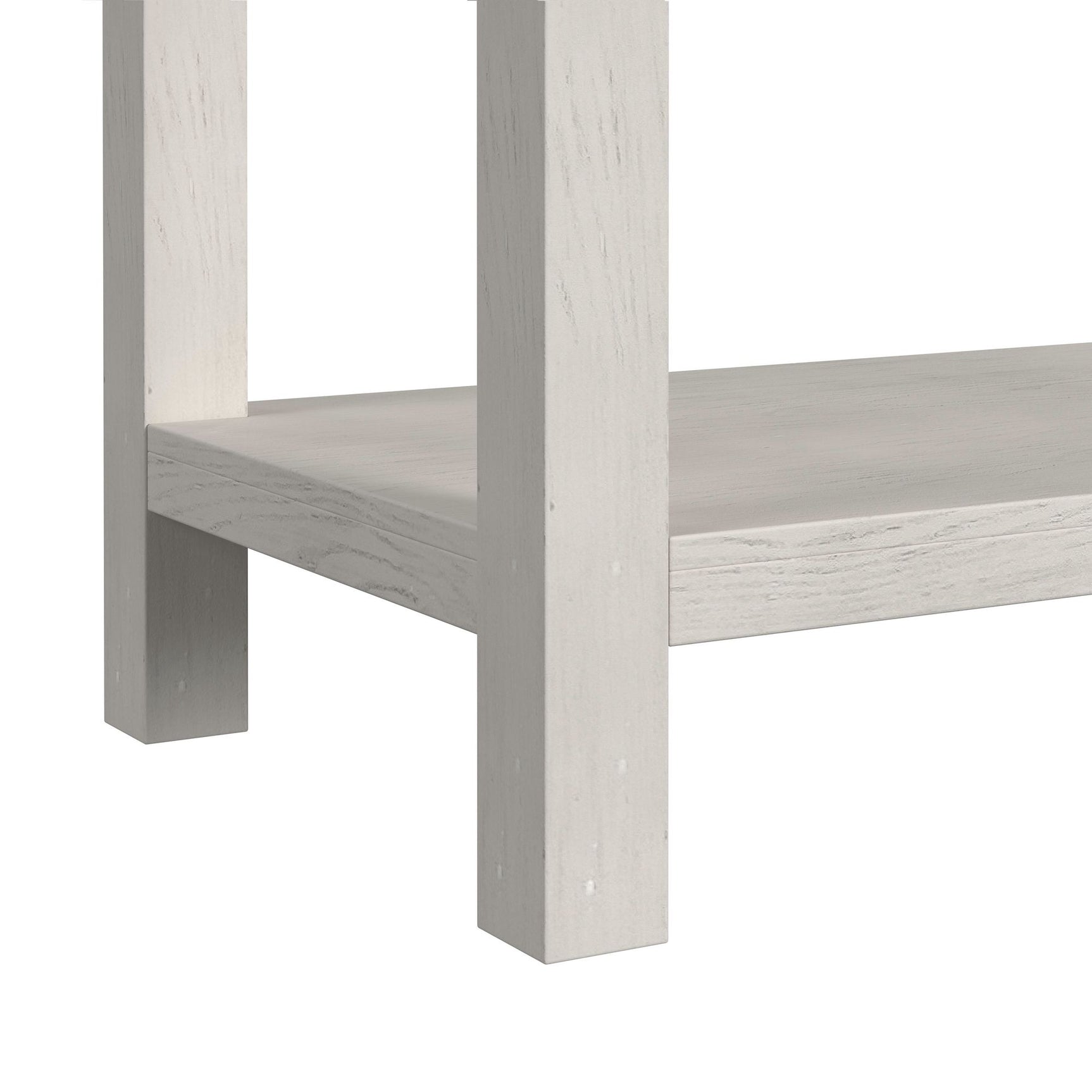 Avalanche Sofa Table in Antique White - Tampa Furniture Outlet
