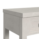Avalanche Sofa Table in Antique White - Tampa Furniture Outlet
