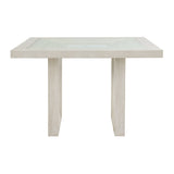 Avalanche Square Counter Table in Antique White - Tampa Furniture Outlet