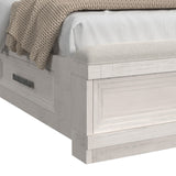 Avalanche King Storage Bed in Antique White