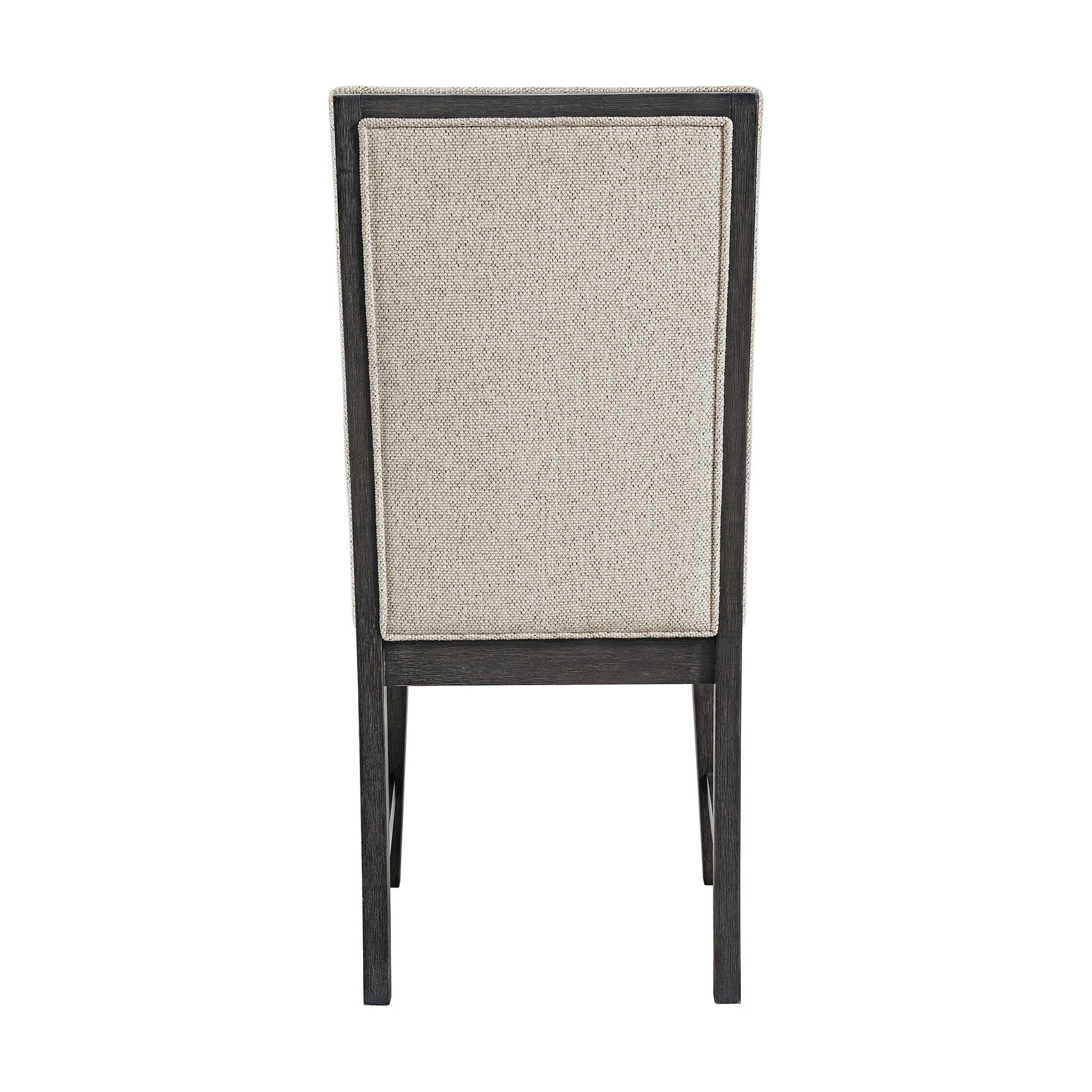 Axel Dining Chair with Light Grey Fabric in Espresso (2 Per Carton) - Tampa Furniture Outlet