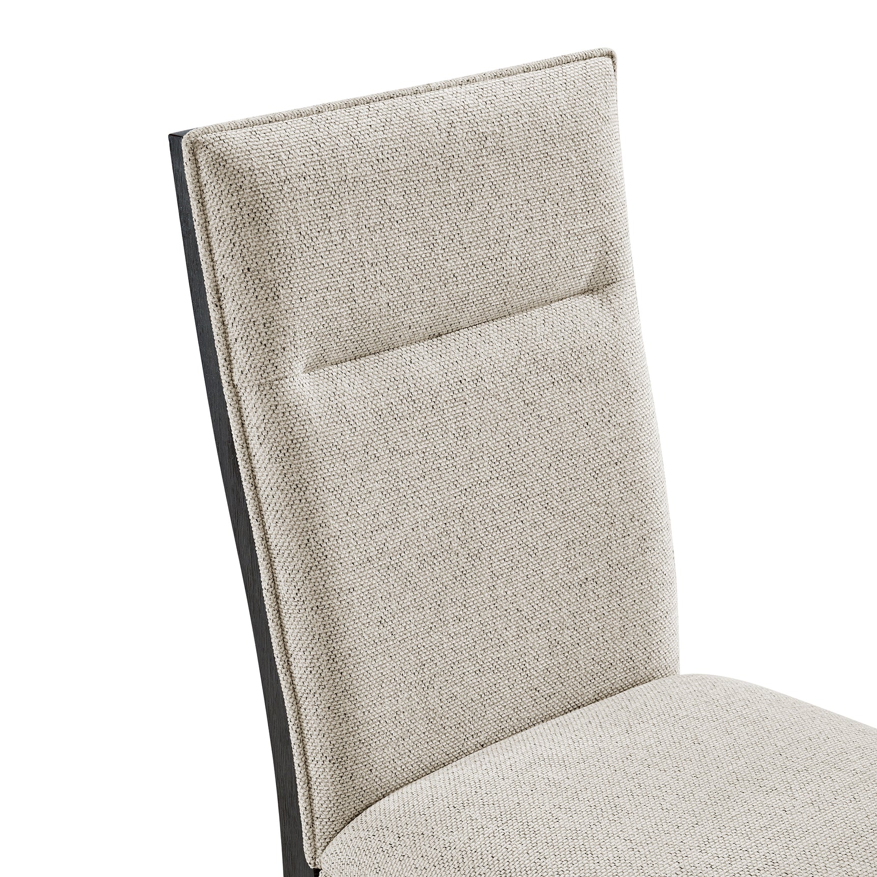 Axel Dining Chair with Light Grey Fabric in Espresso (2 Per Carton) - Tampa Furniture Outlet