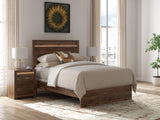 Tampa Furniture Outlet - Ashley Furniture - Janfyn Bedroom - Full Panel  Bed / Brown - PCB1010B18