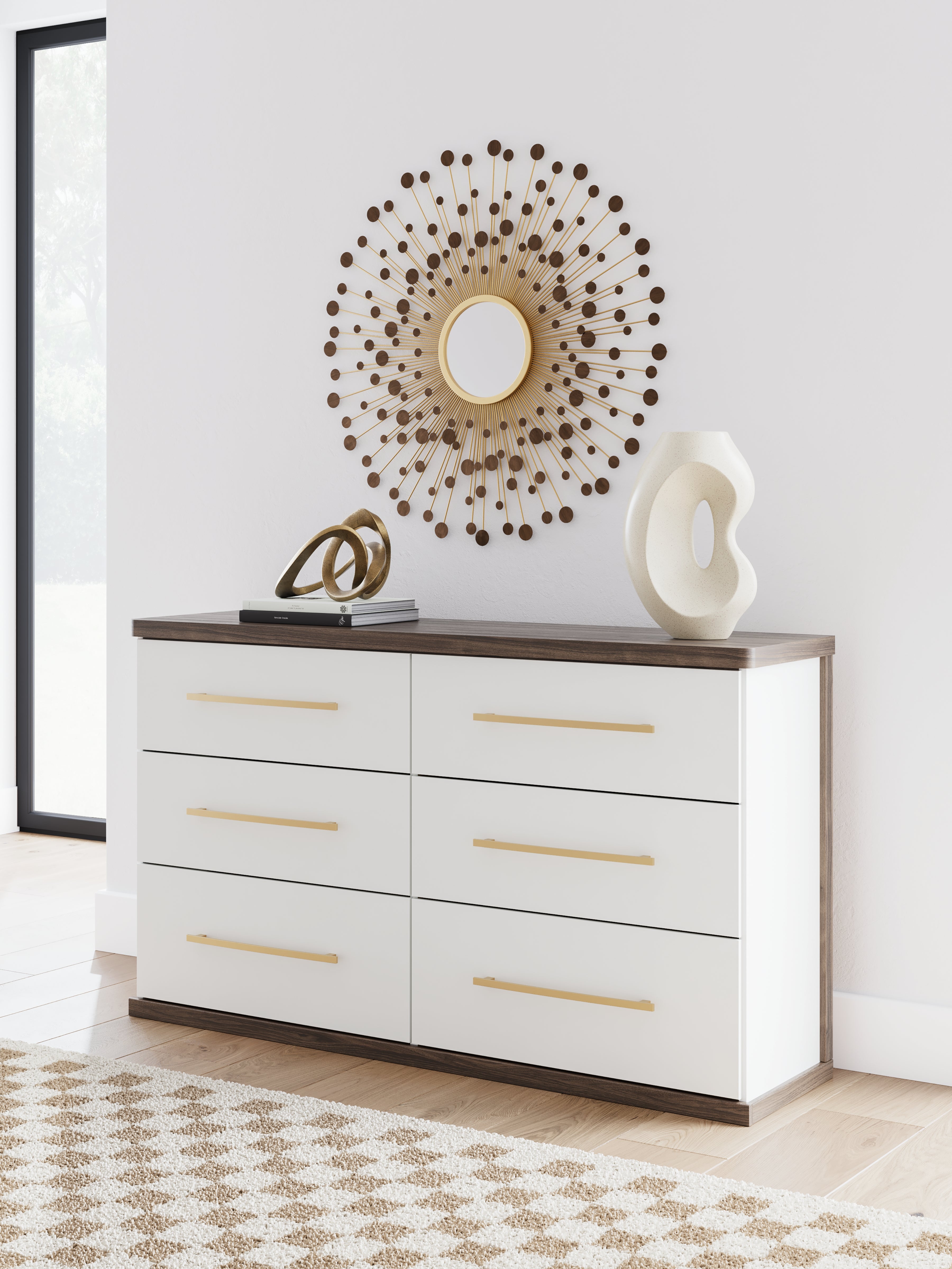 アトリエgg ホワイトレザーリード ゴールド金具付き Tampa Furniture Outlet - Ashley Furniture - Kendanport Bedroom