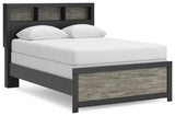 Tampa Furniture Outlet - Ashley Furniture - Broachmyn Bedroom - Full Bookcase Bed / Black/Gray - PCB1118B13