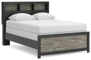 Tampa Furniture Outlet - Ashley Furniture - Broachmyn Bedroom - Full Bookcase Bed / Black/Gray - PCB1118B13