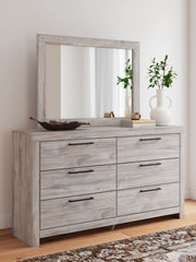 Tampa Furniture Outlet - Ashley Furniture - Broachmyn Bedroom - Dresser and Mirror / Gray - PCB1120B1