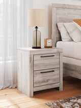 Tampa Furniture Outlet - Ashley Furniture - Broachmyn Bedroom - Two Drawer Night Stand / Gray - PCB1120-92