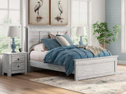 Tampa Furniture Outlet - Ashley Furniture - Makidern Bedroom - Queen Panel Bed / Whitewash - PCB1171B2