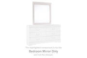Tampa Furniture Outlet - Ashley Furniture - Anarasia Bedroom - Bedroom Mirror / White - B129-36