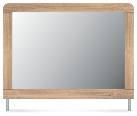 Tampa Furniture Outlet - Ashley Furniture - Kinlanni Bedroom - Bedroom Mirror / Tan - PCB1360-36