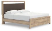 Tampa Furniture Outlet - Ashley Furniture - Kinlanni Bedroom - King Upholstered Platform Bed - PCB1360B16