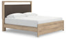 Tampa Furniture Outlet - Ashley Furniture - Kinlanni Bedroom - King Upholstered Platform Bed - PCB1360B16