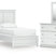 Tampa Furniture Outlet - Ashley Furniture - Bostwick Shoals Twin Panel Bed, Dresser, Mirror and Nightstand - Twin Panel Bed, Dresser, Mirror and Nightstand - B139B60