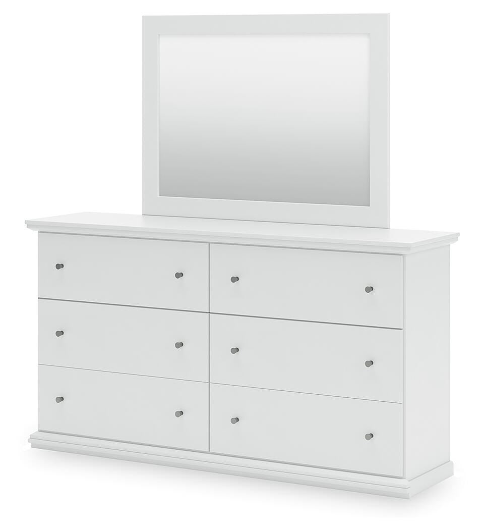 Bostwick Shoals Twin Panel Bed, Dresser, Mirror and Nightstand - Tampa Furniture Outlet