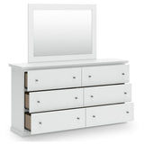 Bostwick Shoals Twin Panel Bed, Dresser, Mirror and Nightstand - Tampa Furniture Outlet