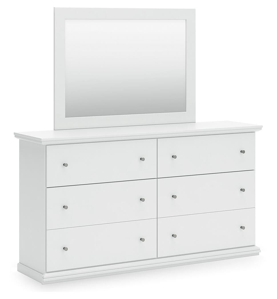 Bostwick Shoals Twin Panel Bed, Dresser, Mirror and Nightstand - Tampa Furniture Outlet