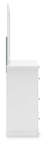Bostwick Shoals Twin Panel Bed, Dresser, Mirror and Nightstand - Tampa Furniture Outlet