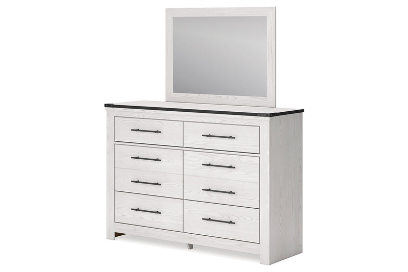 Schoenberg Dresser and Mirror - Tampa Furniture Outlet