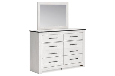 Schoenberg Dresser and Mirror - Tampa Furniture Outlet