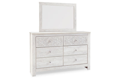 Paxberry Dresser and Mirror - Tampa Furniture Outlet