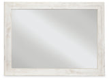 Tampa Furniture Outlet - Ashley Furniture - Paxberry Bedroom - Bedroom Mirror / Whitewash - B181-36