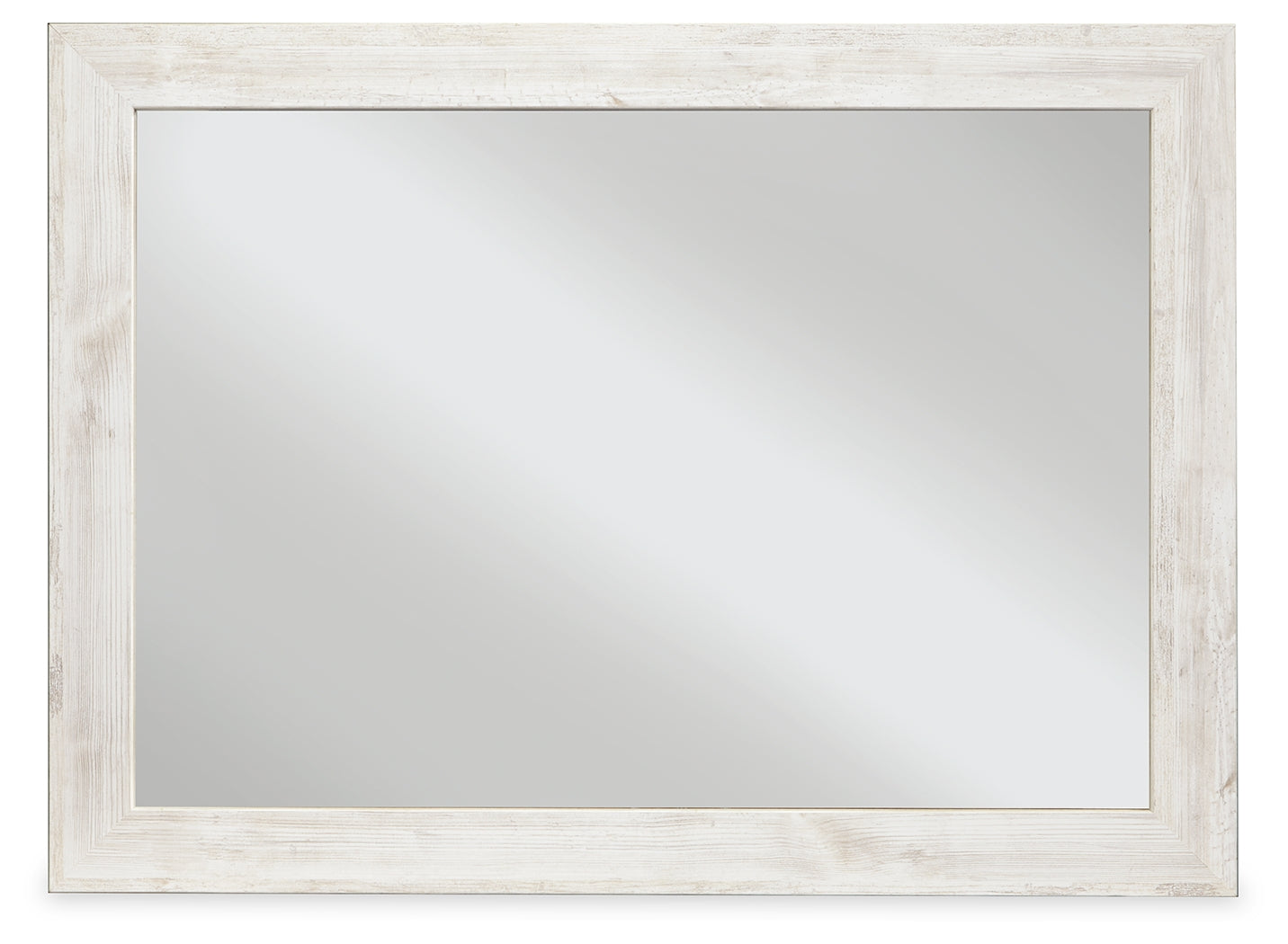 Tampa Furniture Outlet - Ashley Furniture - Paxberry Bedroom - Bedroom Mirror / Whitewash - B181-36