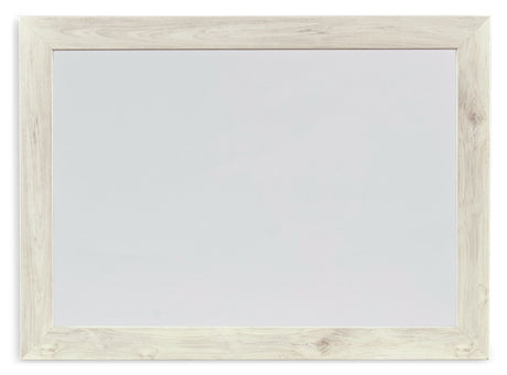 Tampa Furniture Outlet - Ashley Furniture - Cambeck Bedroom - Bedroom Mirror / Whitewash - B192-36