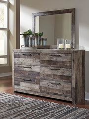 Tampa Furniture Outlet - Ashley Furniture - Derekson Bedroom - Bedroom Mirror / Multi Gray - B200-36