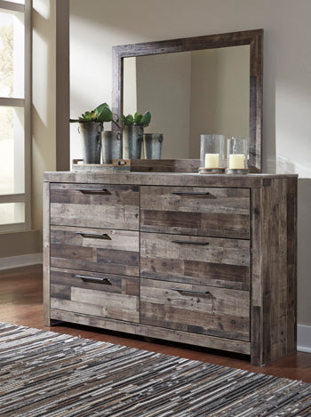 Tampa Furniture Outlet - Ashley Furniture - Derekson Bedroom - Bedroom Mirror / Multi Gray - B200-36