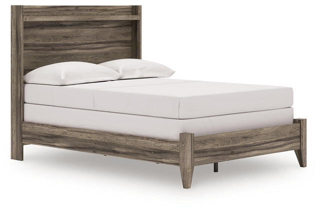 Tampa Furniture Outlet - Ashley Furniture - Elbrim Bedroom - One Drawer Night Stand / Brown - PCB2005-91
