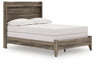 Tampa Furniture Outlet - Ashley Furniture - Elbrim Bedroom - One Drawer Night Stand / Brown - PCB2005-91