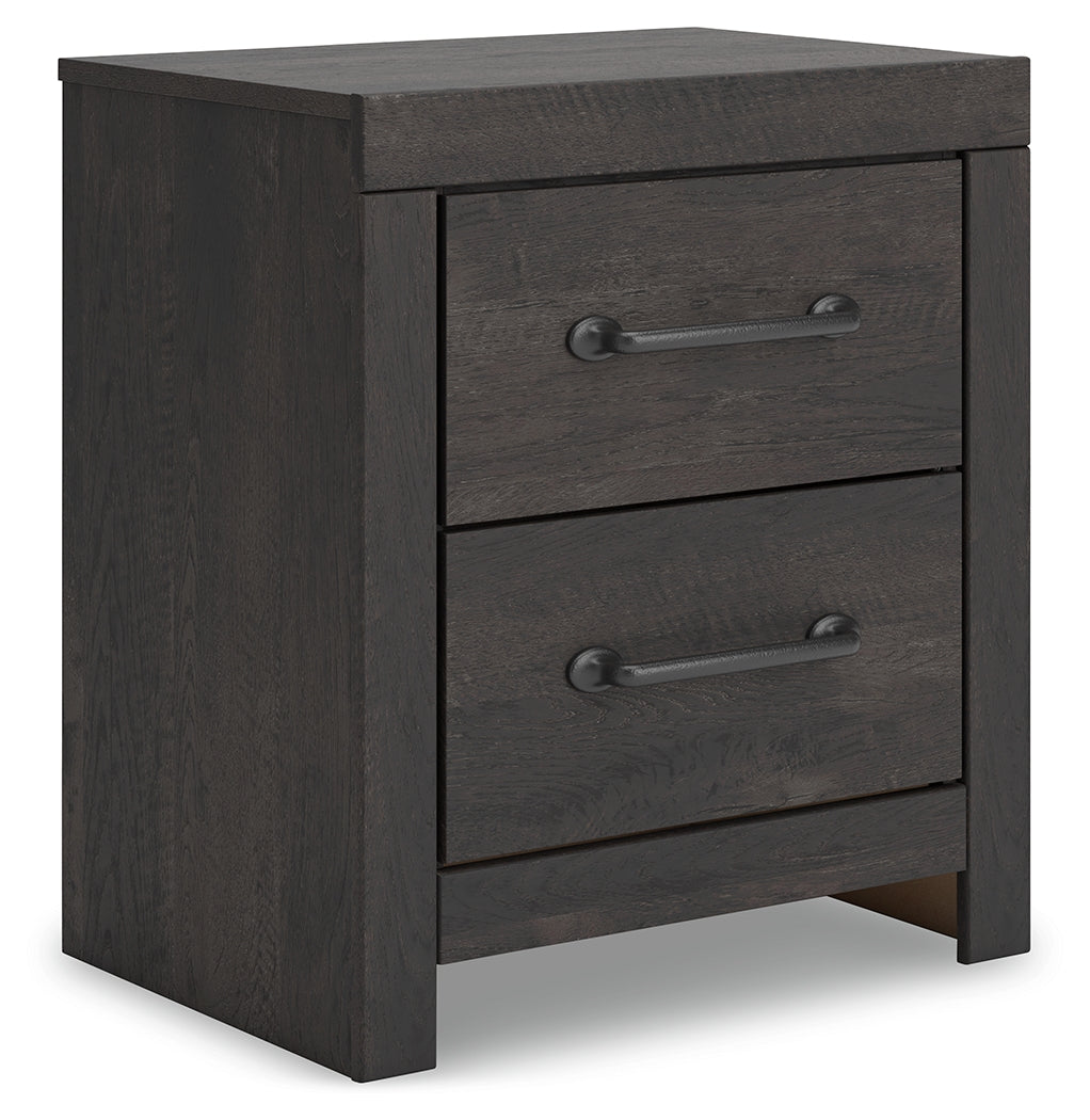 Hollivern Nightstand - Dark Gray Hollivern Nightstand - Dark Gray
