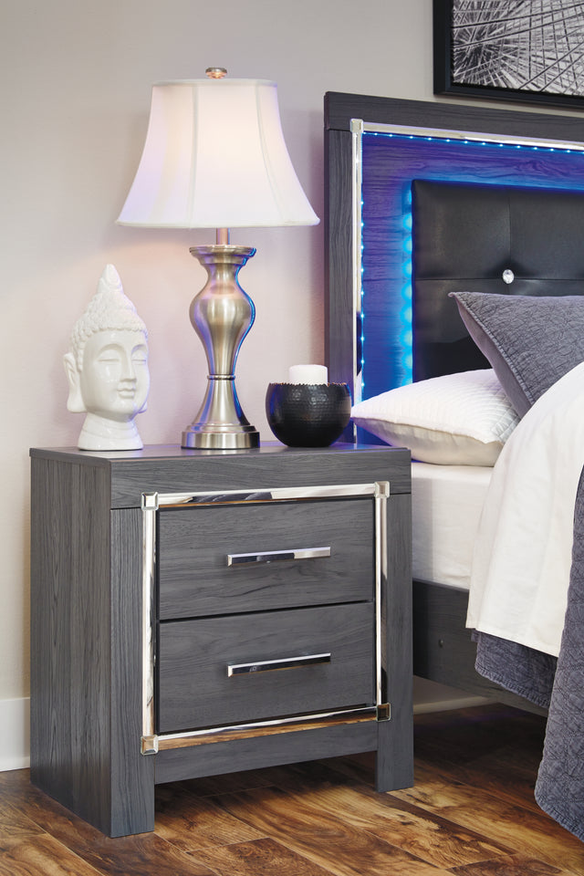 Tampa Furniture Outlet - Ashley Furniture - Lodanna Bedroom - King Panel Bed / Gray - B214B10