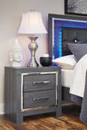 Tampa Furniture Outlet - Ashley Furniture - Lodanna Bedroom - King Panel Bed / Gray - B214B10