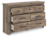 Tampa Furniture Outlet - Ashley Furniture - Rusticott Bedroom - King Poster Bed / Brown - PCB2260B7