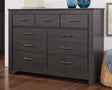 Tampa Furniture Outlet - Ashley Furniture - Brinxton Bedroom - Full Panel Bed / Charcoal - B249B5
