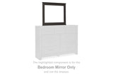 Tampa Furniture Outlet - Ashley Furniture - Brinxton Bedroom - Bedroom Mirror / Charcoal - B249-36